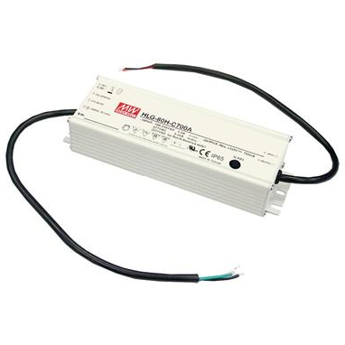 MEAN WELL-HLG-80H-36B LED Power Supplies AC/DC LED Power Supply 82.8W Single 7-Pin