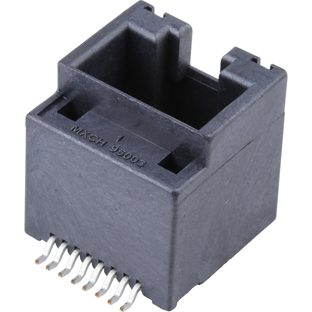 Molex-0855105028 Connector Telephone and Telecom Conn RJ-45 F 8 POS 1.27mm Solder ST SMD 8 Terminal 1 Port Cat 3 T/R