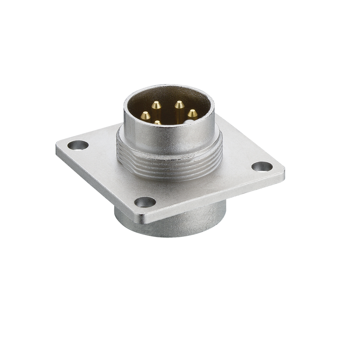 Lumberg-0318 08-1 Steckverbinder, rund Conn Circular PIN 8 POS Solder ST Flange Mount 8 Terminal 1 Port Box