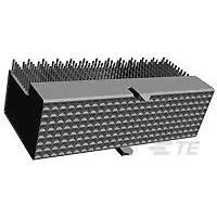 TE Connectivity-5646728-1 背板连接器 Conn Hard Metric F 200 POS 2mm Press Fit RA Thru-Hole Tube