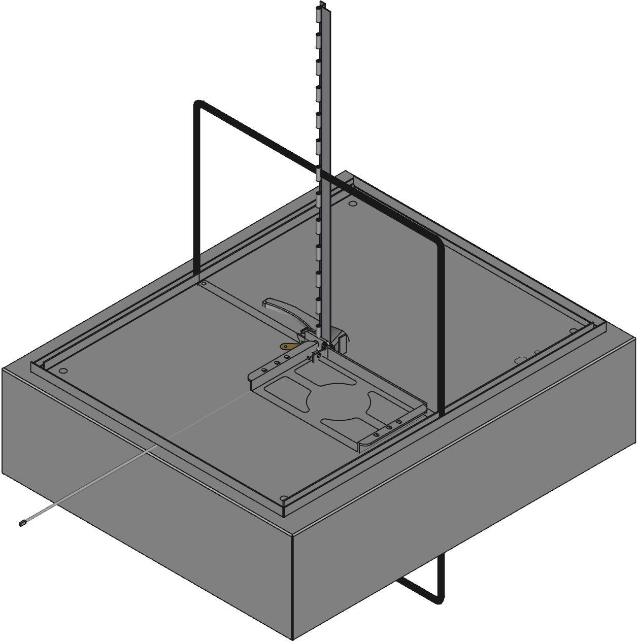 Hammond Manufacturing-1447SE8HK Scatole, contenitori e rack Gray Steel Wall Mount Type 4 Disconnect Enclosure
