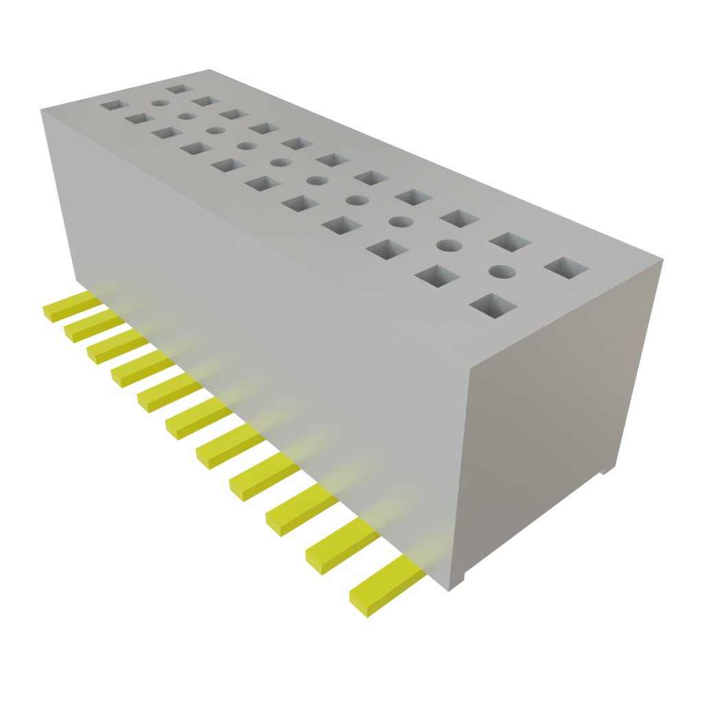 Samtec-CLE-111-01-G-DV Connector Headers and PCB Receptacles Conn Socket Strip SKT 22 POS 0.8mm Solder ST SMD Tube