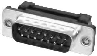 ADAM TECH-DA15-PF-M1 Connector D-Subminiature Conn D-Sub PIN 15 POS 1.38mm IDT RA Cable Mount 15 Terminal 1 Port Tray