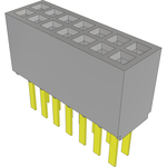 Conn Socket Strip SKT 14 POS 1.27mm Solder ST Top Entry Thru-Hole TIGER EYE™ Tube