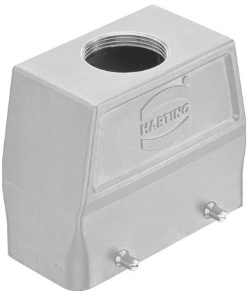 HARTING Technology Group-19440160427 Backshells Hood 180° 16B Shell Size Stainless Steel