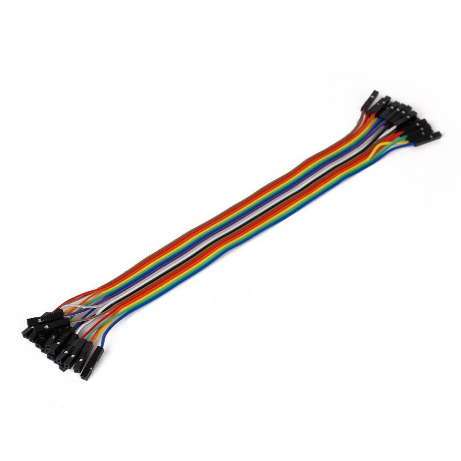 MikroElektronika-MIKROE-2310 Flachband Kabelbaugruppen Cable Assembly 0.2m 16 to 16 POS Jumper to Jumper F-F