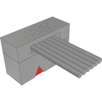 Cable Assembly 1.905m 30AWG 1.27mm 6 POS IDC Connector F TIGER EYE™ Bulk