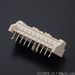 Conn Shrouded Header (4 Sides) HDR 10 POS 2.5mm Solder RA Side Entry Thru-Hole Box