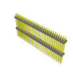 Conn Board Stacker HDR 64 POS 2.54mm Solder ST Top Entry Thru-Hole Bulk