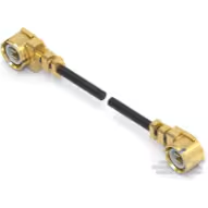 TE Connectivity-2015699-1 同轴电缆组件 Cable Assembly Coaxial 0.1m UMCC to UMCC PL-PL