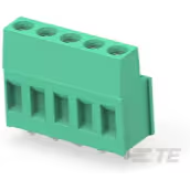 TE Connectivity-282857-5 Connector Terminal Blocks Conn Eurostyle Block M 5 POS 5.08mm Solder ST Thru-Hole 24A/Contact Box