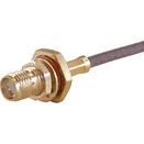 HUBER+SUHNER-24_SMA-50-2-14/111_NE Connettore RF Conn SMA 18GHz 50Ohm Crimp ST Cable Mount RCP Gold Over Nickel Single