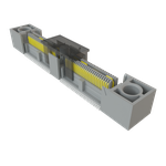 Conn Micro High Speed Socket Strip SKT 104 POS 0.635mm Solder ST SMD T/R