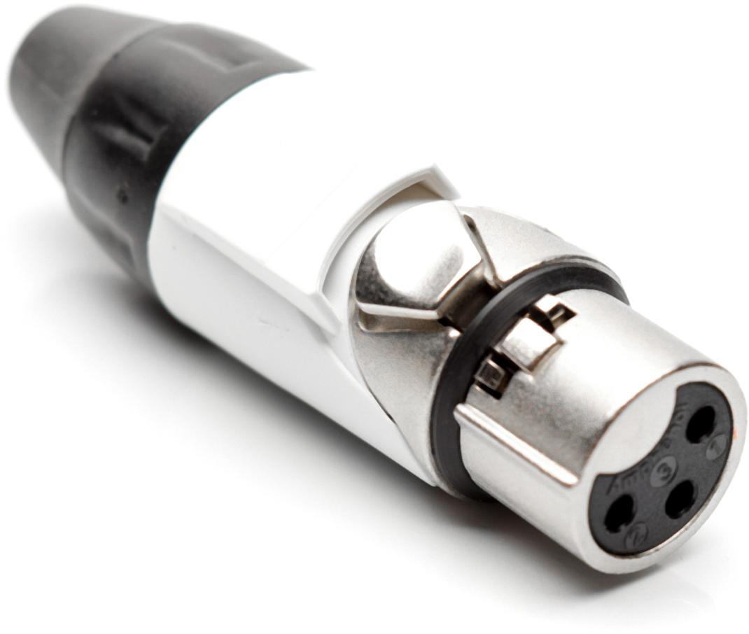 Amphenol-AX3F9M-AU 音频及视频连接器 Conn XLR Connector F 3 POS Solder Cup ST Cable Mount 3 Terminal 1 Port Box