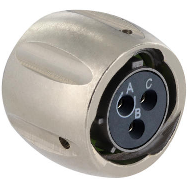 Eaton-UT0X612E3SY Steckverbinder, rund Conn Circular SKT 3 POS Solder Cup ST Cable Mount 3 Terminal 1 Port