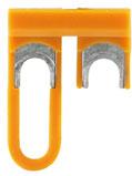Weidmuller-1604270000 Steckverbinderzubehör Connector Accessories End Plate Orange