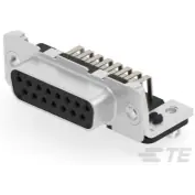 TE Connectivity-2-106506-2 Steckverbinder, D-Sub Conn D-Sub SKT 15 POS 1.37mm Solder RA Thru-Hole 15 Terminal 1 Port Tray