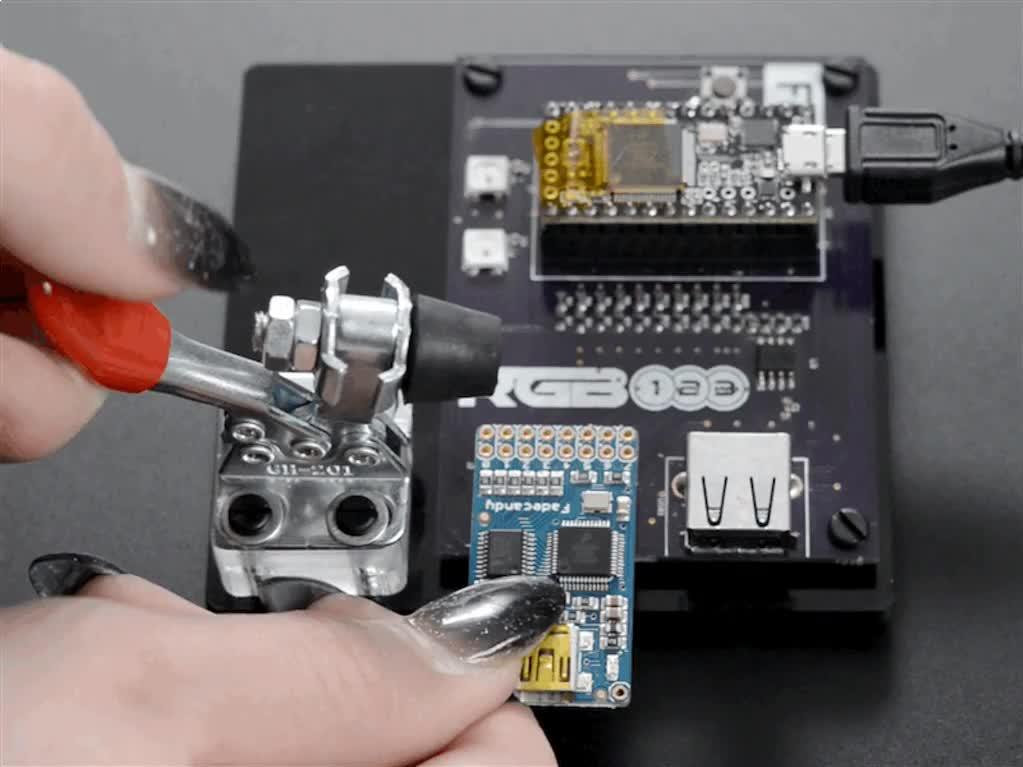 Adafruit Industries-2459 null Toggle Clamp - Small Flip-down Style