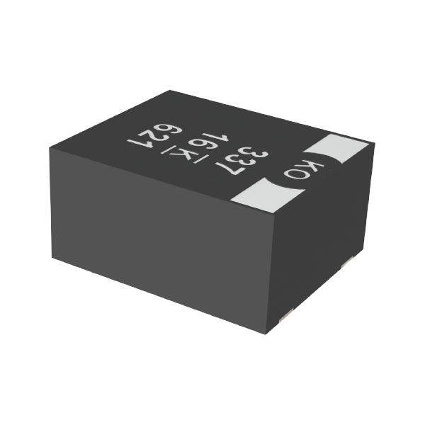 KEMET Corporation-T523W476M035APE100 | T523 Facedown Terminal Tantalum Polymer Capacitor Series Condensateur polymère au tantale Cap Tant Polymer 47uF 35VDC W CASE 20%( 7.3 X 4.3 X 1.4mm) Inward L SMD 7343-15 0.1 Ohm 105°C T/R