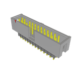 Conn Elevated Shrouded Header HDR 26 POS 2.54mm Solder ST Thru-Hole Bulk