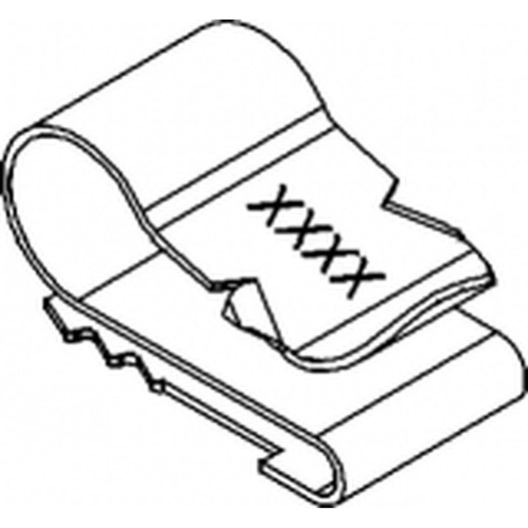 Delphi-15495795 null Cable Management, Clip Stainless Steel