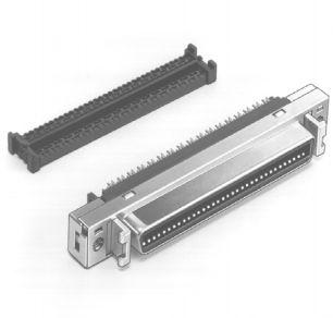 3M-10250-0210EC Steckverbinder, SCSI Conn Mini D Ribbon RCP 50 POS 1.27mm IDT RA Cable Mount 50 Terminal 1 Port Box