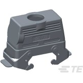 TE Connectivity-T1260162121-000 Schrumpfbalgenadapter Hood 90°/180° Powder 21 Shell Size Gray Die Cast Aluminum Box