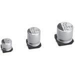 Cap Aluminum Lytic 100uF 25V 20% (6.3 X 7.7mm) SMD 0.6A 2000h 105°C T/R Automotive AEC-Q200