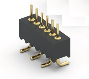 Mill-Max-860-10-009-30-002000 Steckverbinderleisten und Leiterplattenbuchsen Conn Unshrouded Header HDR 9 POS 1mm Solder ST Top Entry SMD