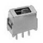 Switch Slide ON OFF ON SPDT Flush Slide 20VAC 20VDC 0.4VA PC Pins Thru-Hole