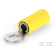 TE Connectivity-8-36161-2 连接器端子 Ring Tongue Terminal 10-12AWG Copper Yellow 27.5mm Tin Loose