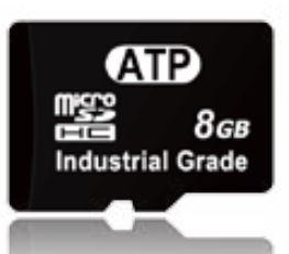 ATP Electronics-AF8GUD3A-WAAIX Flash-Karten Flash Card 8G-byte MicroSDHC Card