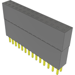 Conn Elevated Socket SKT 28 POS 2.54mm Solder ST Top Entry Thru-Hole Tube