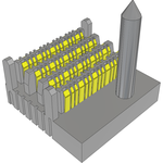 Conn Backplane HDR 64 POS 2mm Press Fit ST Thru-Hole ExaMAX® Tray