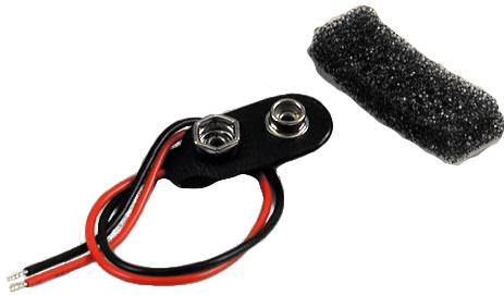 Hammond Manufacturing-BS61 Batteriekontakte, Klemmen und Halter Battery Clip 9V Size Box