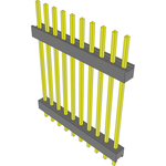 Conn Board Stacker HDR 10 POS 2.54mm Solder ST Top Entry Thru-Hole Bulk