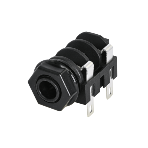 Neutrik Group-NMJ2HF-S Steckverbinder für Audio und Video Conn 1/4" Mono Jack F Solder RA Panel Mount 1 Port