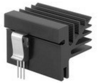 Fischer Elektronik-SK 482 75 SA 散热器 Heat Sink Passive Extruded Thru-Hole Aluminum 6.3°C/W Black Anodized