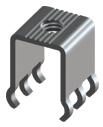 Keystone Electronics-7787 Steckverbinderanschlüsse PC Screw Terminal 14-22AWG Brass 11.94mm Matte Tin