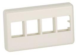 Panduit-NK4MFAWH Connector Accessories Connector Accessories Faceplate Straight