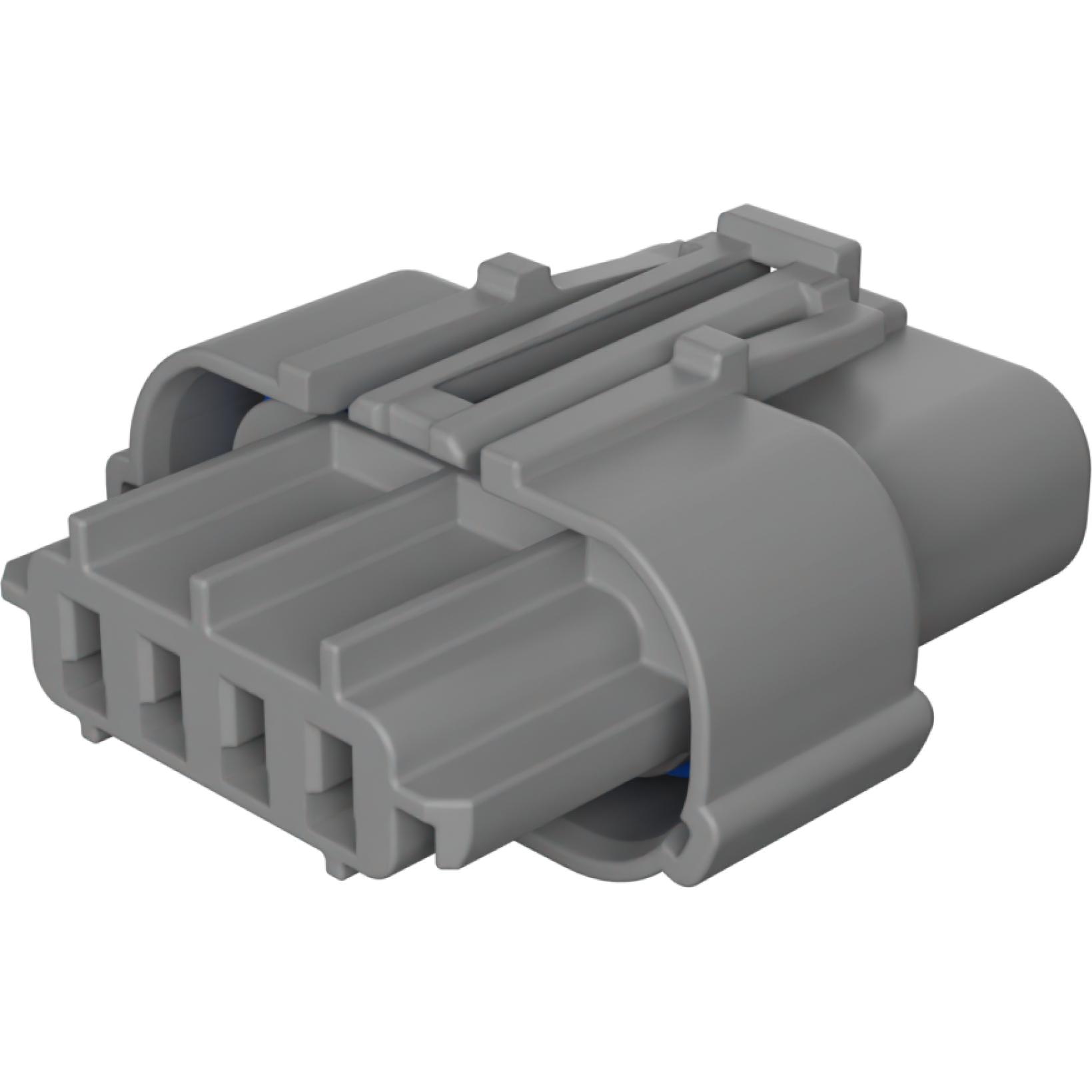 Molex-2077820304 Custodia filo connettore dedicato Conn Housing RCP 4 POS 3.6mm Crimp ST Cable Mount Gray Squba Tray