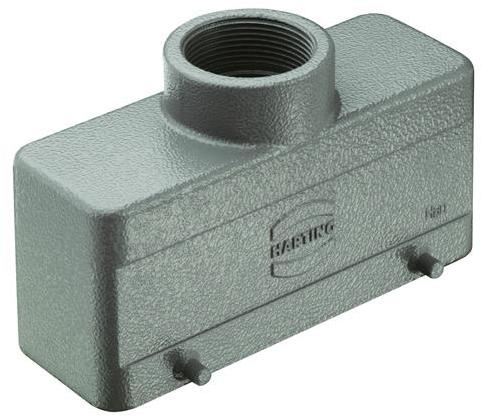 HARTING-09300241421 Adaptateurs pour manchons thermorétractables Hood 180° 24B Shell Size Powder Die Cast Aluminum Double Lock Han®