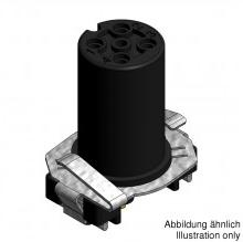 CONEC-43-01851 Connecteur circulaire Conn M12 Circular SKT 5 POS Solder ST SMD 5 Terminal 1 Port Bulk
