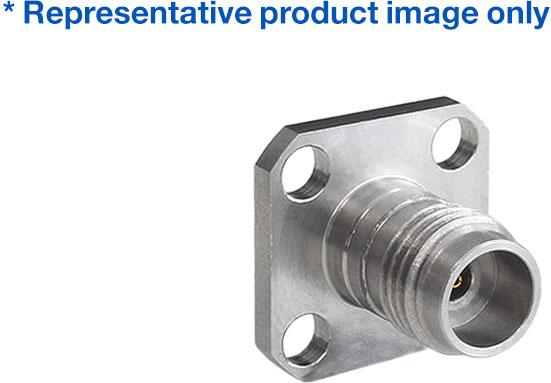 Bulgin Components PLC-RF185A4PCCA Raccordement FR 1.85mm Series Flange Mount, Plug