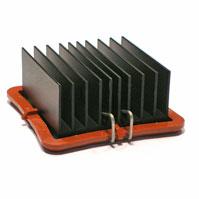 Advanced Thermal Solutions-ATS-53375R-C1-R0 Disipador de calor Heat Sink Passive BGA Straight Clip Aluminum 3.53°C/W Black Anodized