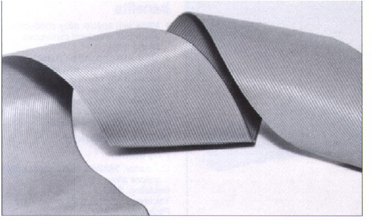 Amphenol Communications Solutions-191-2815-024  Flat Cable Polyvinyl Chloride 24Conductors 28AWG 300V Blue/Gray 30.48m