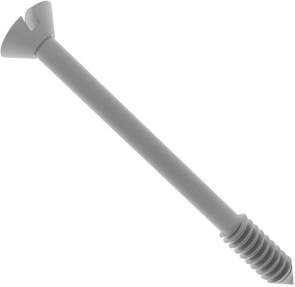 RAF Electronic Hardware-0919-SS Screws Screw Captive Countersunk Oval-HD Slotted 6-32-THD 28.58mm-LG 1 1in/8in-LG 1.125in-LG Stainless Steel None