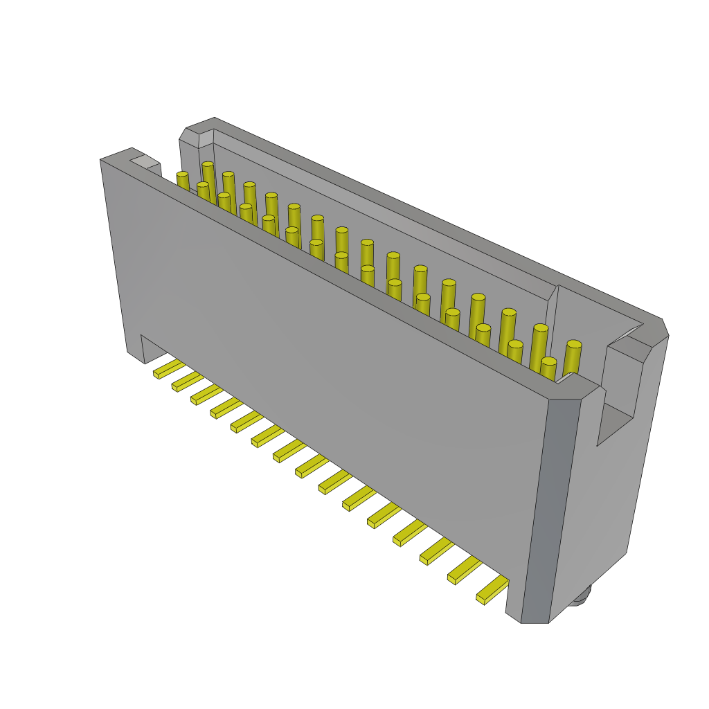 Samtec-TFM-115-22-L-D-A-TR Connector Headers and PCB Receptacles Conn Shrouded Header (4 Sides) HDR 30 POS 1.27mm Solder ST Top Entry SMD TIGER EYE™ T/R