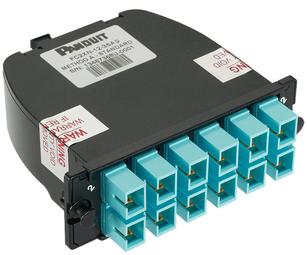 Panduit-FC2XO-12-10B1 Steckverbinder, LWL Conn Fiber Duplex LC Cassettes