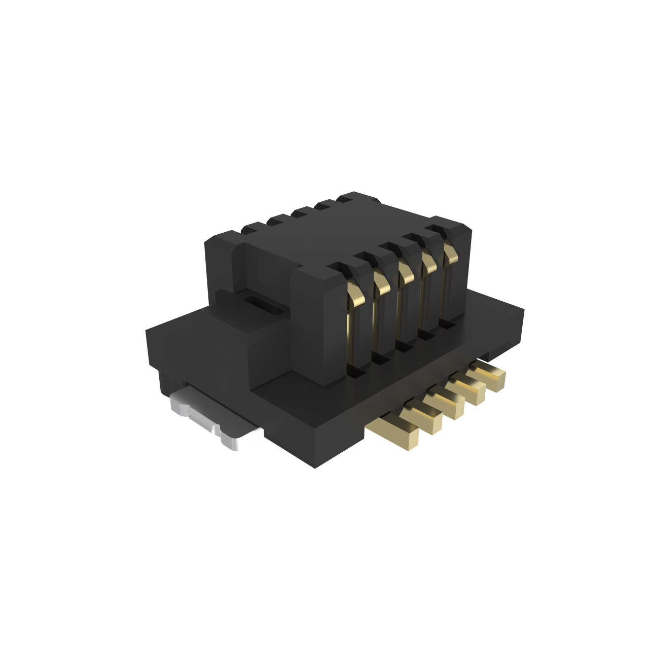 Amphenol Communications Solutions-10132798-011100LF Steckverbinderleisten und Leiterplattenbuchsen BergStak® 0.5mm Mezzanine Connector, Board To Board Connectors, 10 position, 2.15mm height receptacle connector